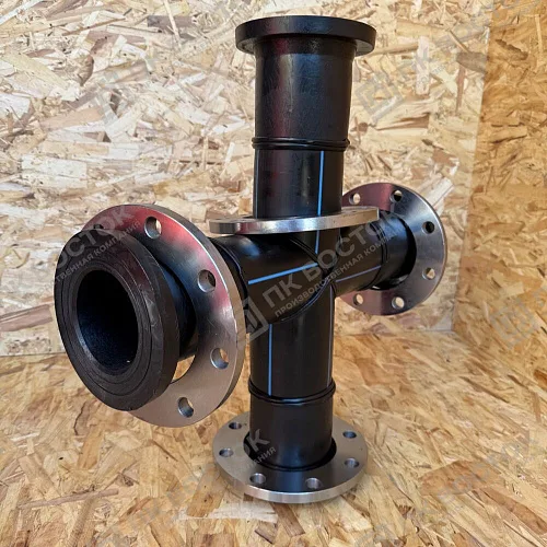 Крестовина ПНД фланцевая 125 мм SDR17 Ру10