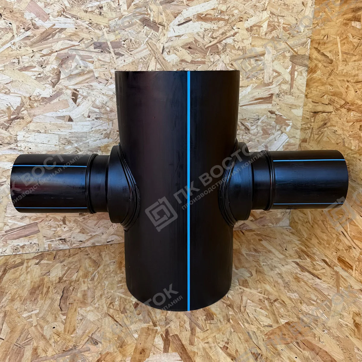 Крестовина ПНД 450х160 мм SDR17 редукционная сварная (компактная)