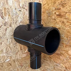 Крестовина ПНД 450х160 мм SDR17 редукционная сварная (компактная)
